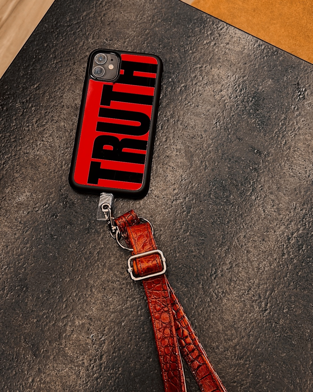 0. REDLINE LEATHER STRAP